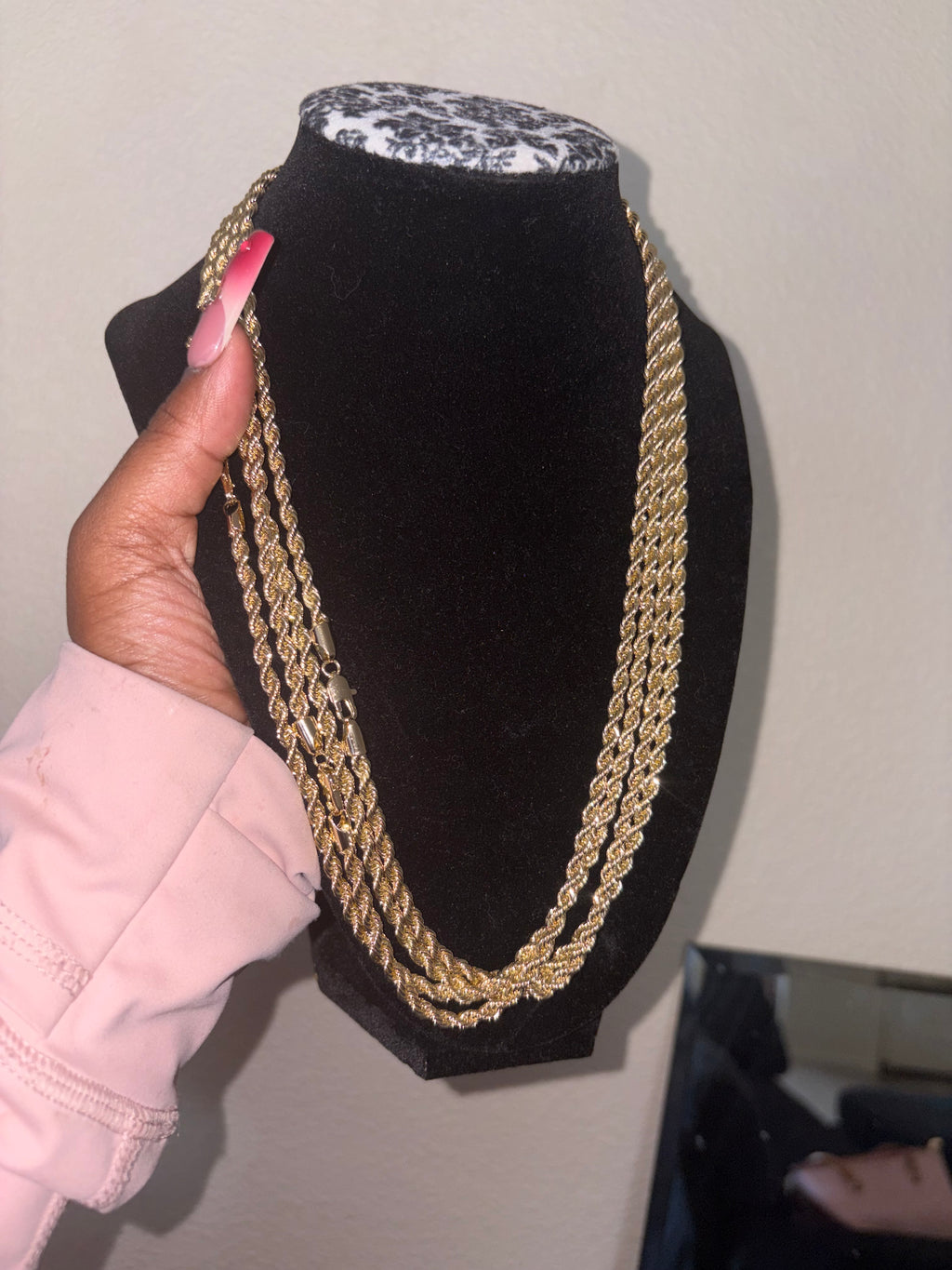 Gold 6mm 22” Rope Chain