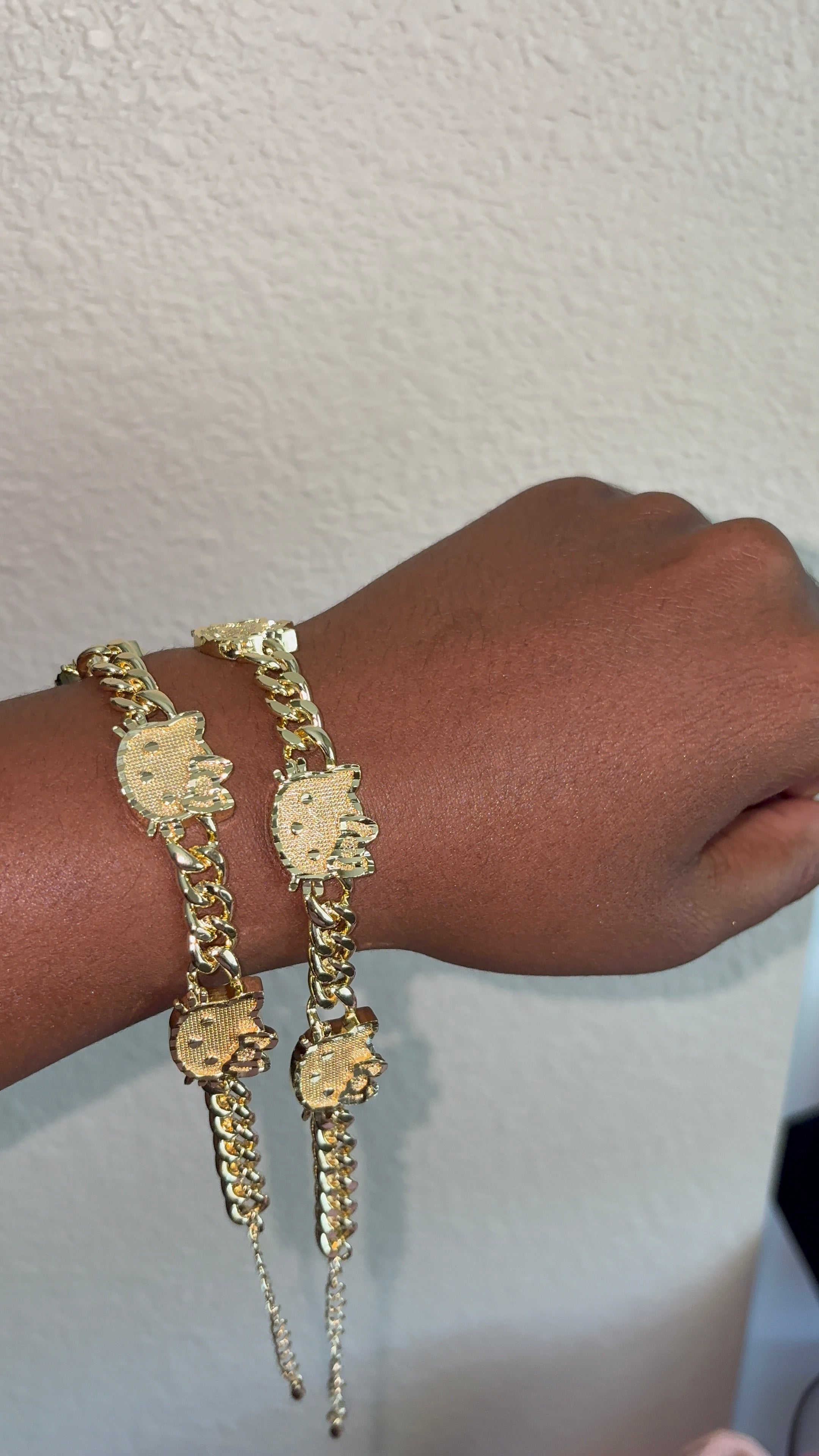 Gold HK 3 face Bracelet
