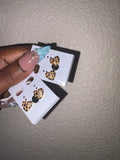 Heart Gold Nugget Earrings