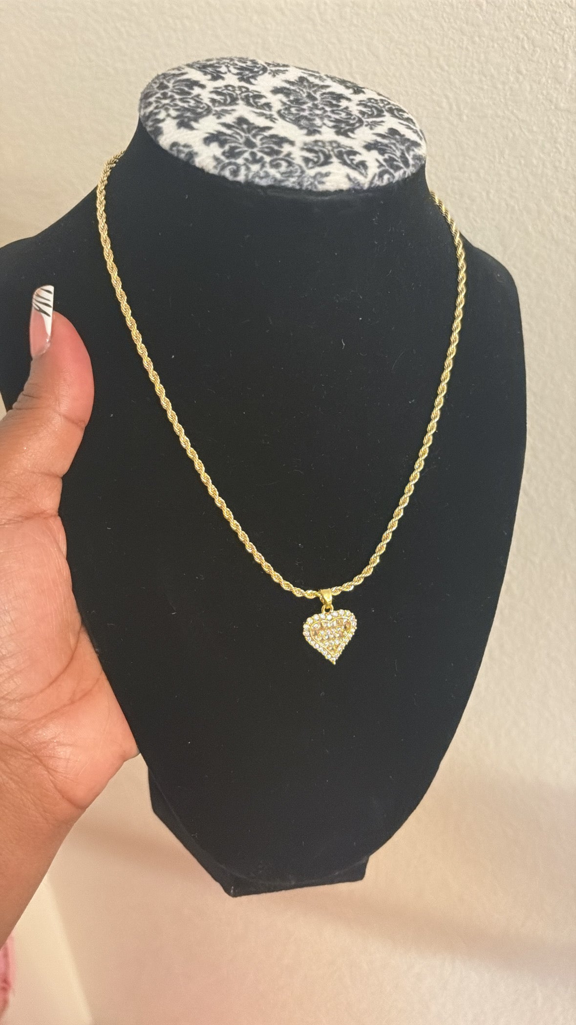 Iced out Heart Chain