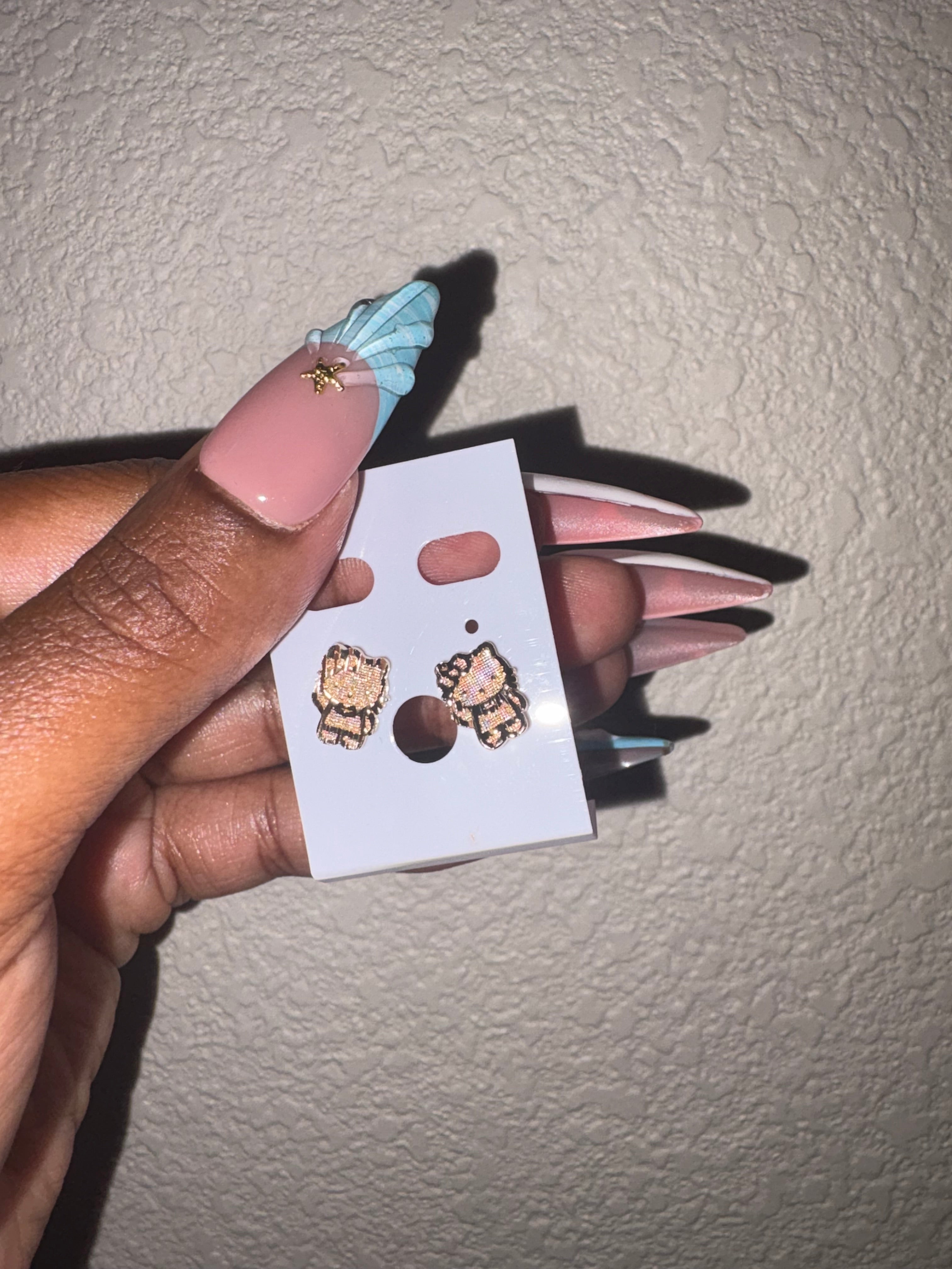 Gold HK Fullbody Earrings