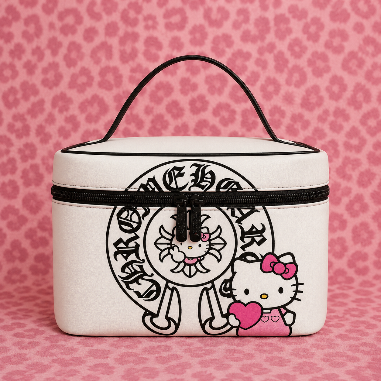 Pink Chrome 👛 Makeup Bag