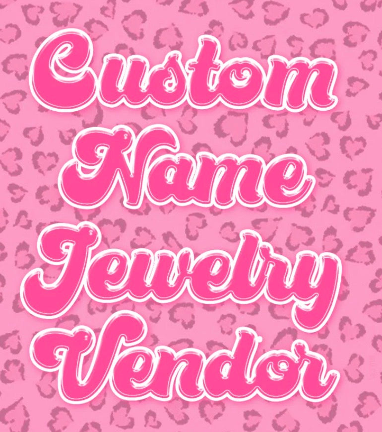 Custom Jewelry Vendor