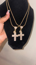 Bling Crown Cross Chain