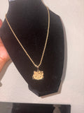 HK face necklace